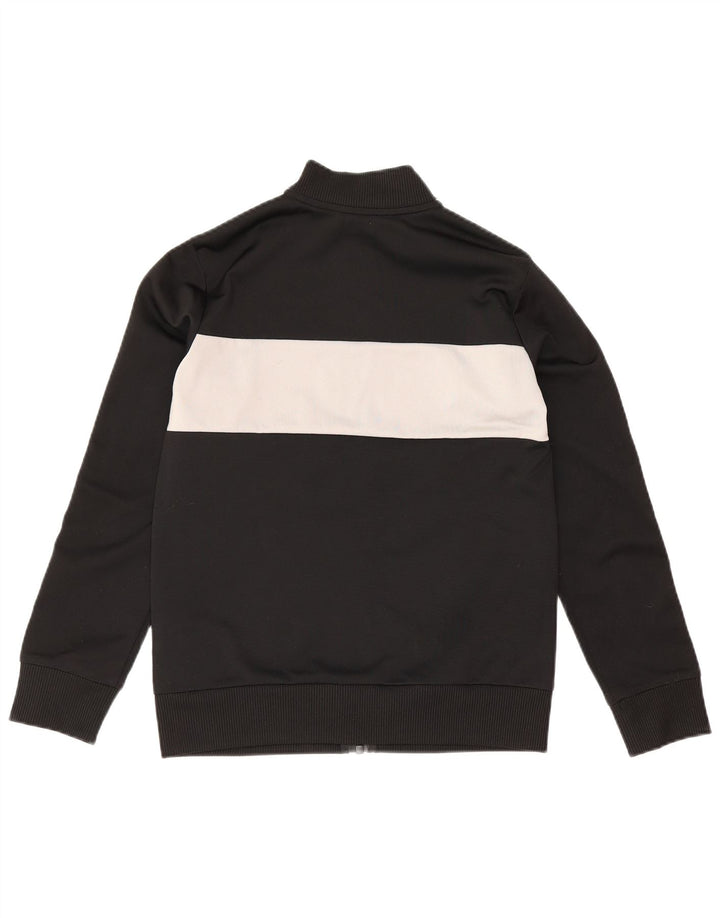 Adidas Veste de survêtement pour garçon 9-10 ans Noir Colourblock Polyester