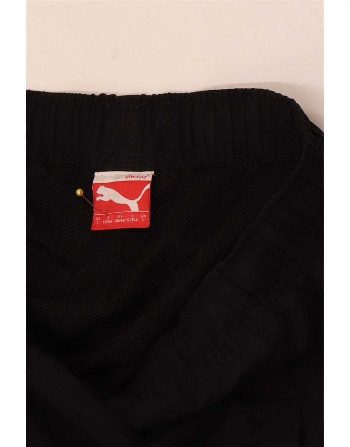 Pantaloncini sportivi grafici da uomo Puma Large neri