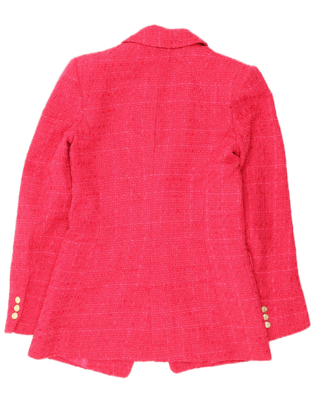 Zweireihiger Blazer für Damen von Zara, Gr. 6, XS, rosa kariert