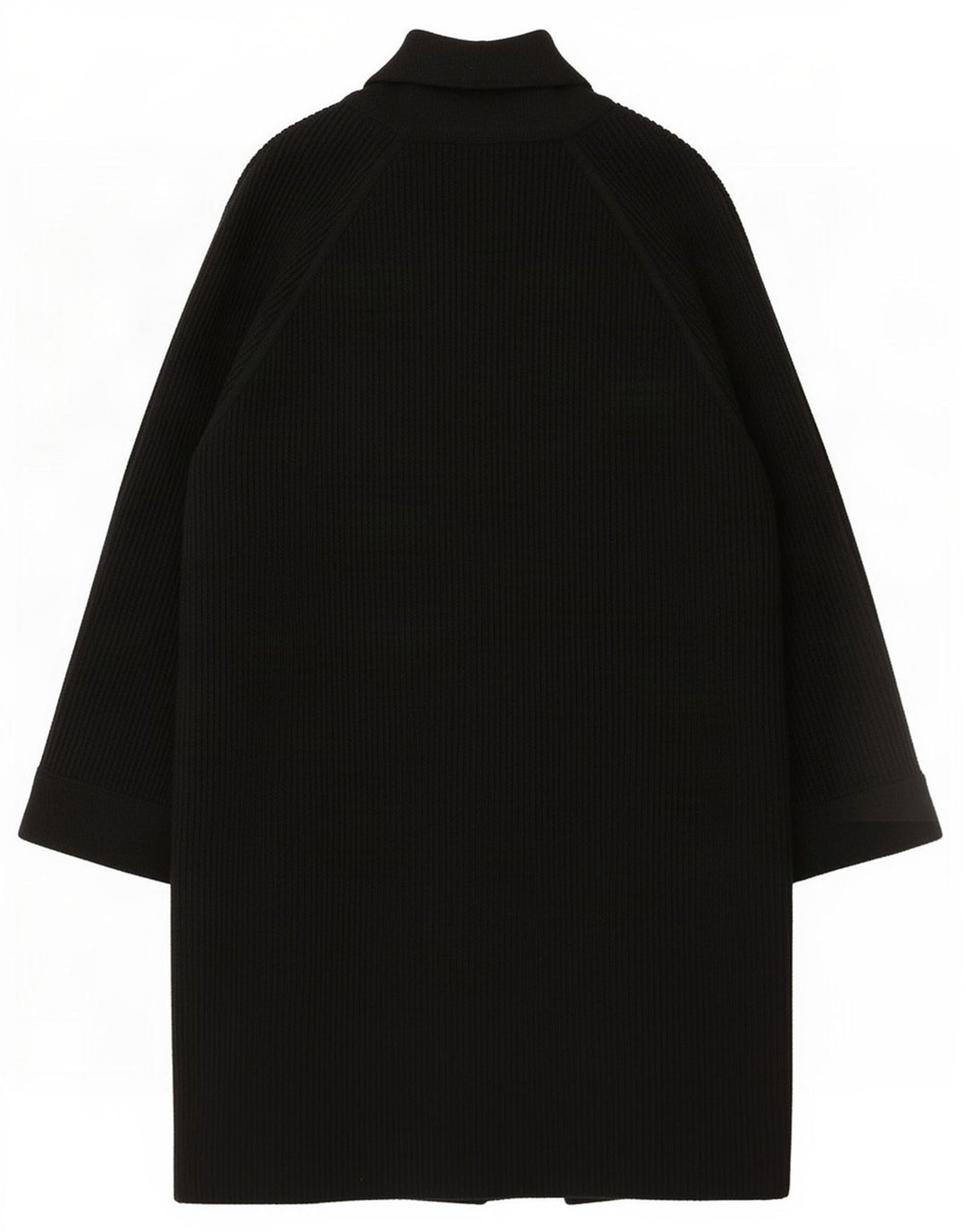 STIZZOLI Abrigo de doble botonadura para mujer UK 46 Grande Negro