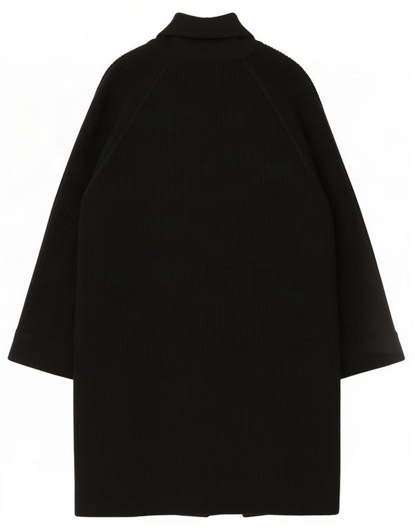 STIZZOLI Abrigo de doble botonadura para mujer UK 46 Grande Negro