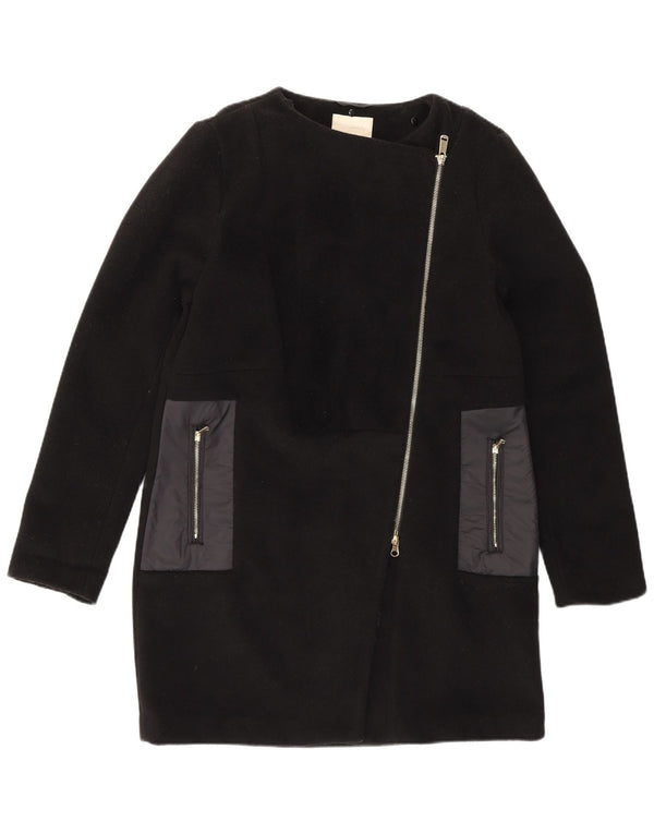 Gas Womens Overcoat IT 42 Medium Black