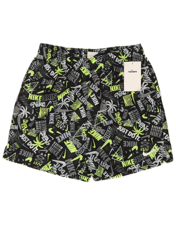 Nike Mens Graphic Swimming Shorts Small Multicoloured Polyester