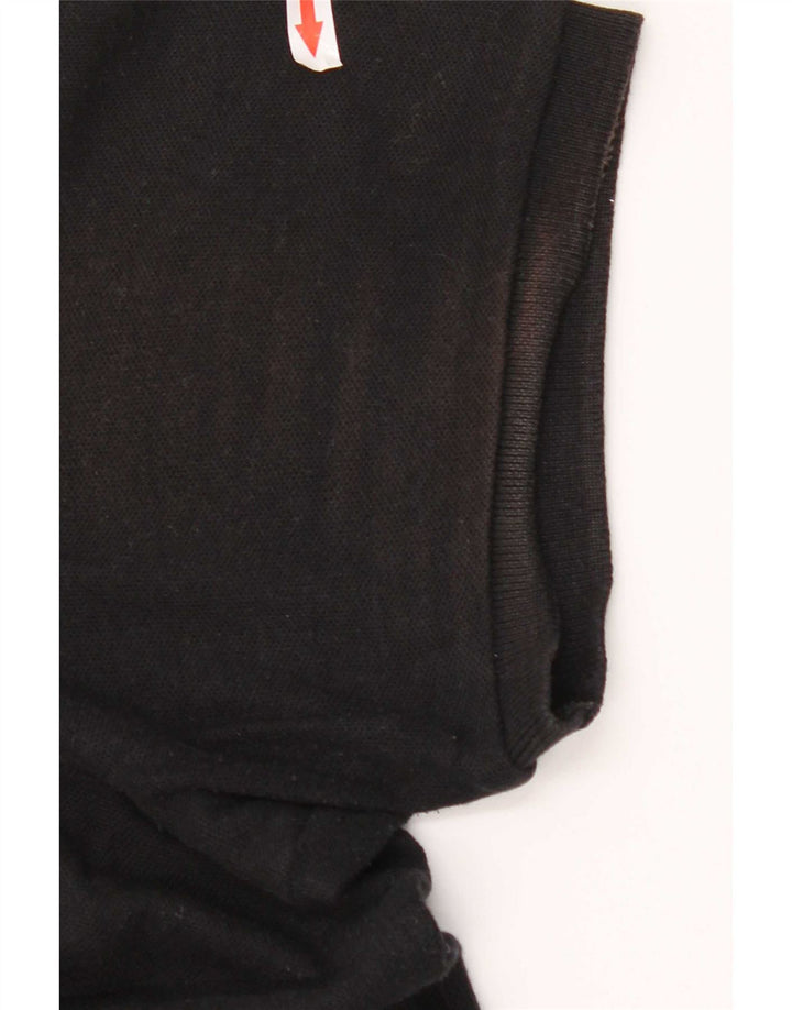 Fila Mens Short Sleeve Regular Fit Polo Shirt XL Black