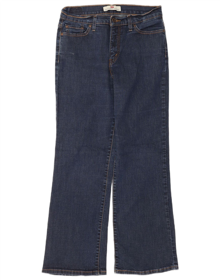 Levi's Womens 512 Perfectly Slimming Bootcut Jeans W31 L30 Blue Cotton