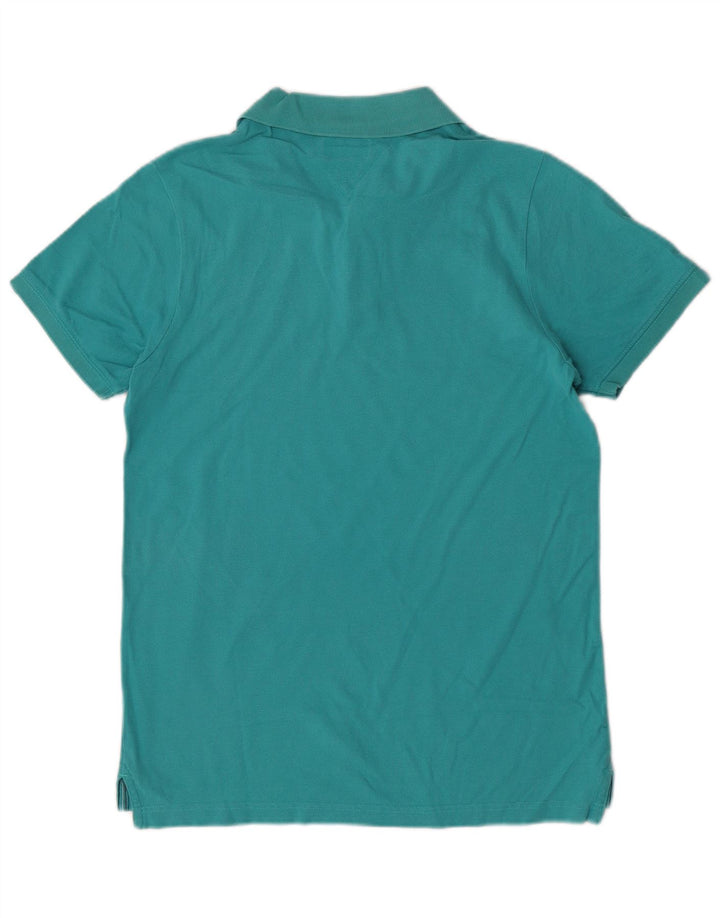 Tommy Hilfiger Herre Polo Shirt Stor turkis