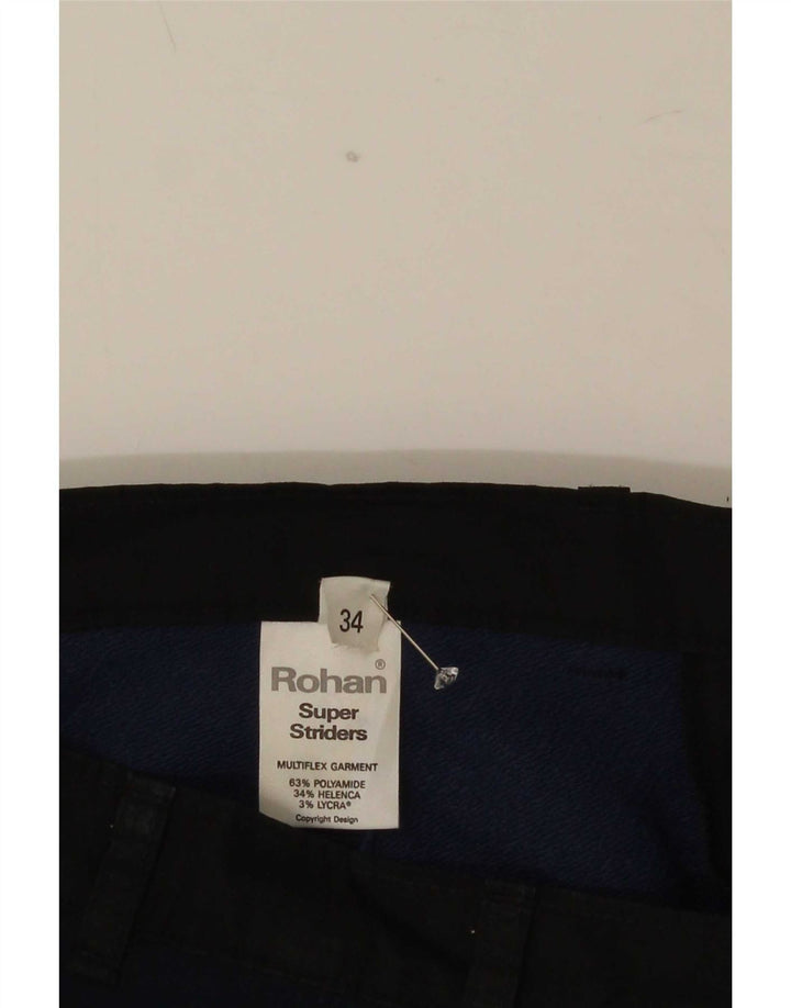 Rohan Herre Cargo Bermuda Shorts Large W34 Navy Blue Polyamid