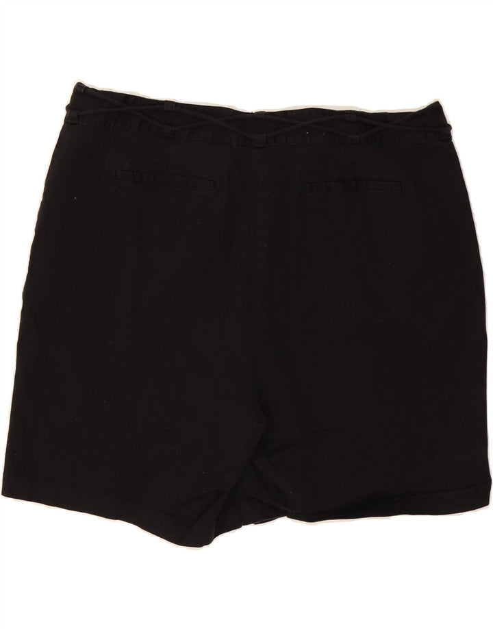 CHAPS Womens Casual Shorts US 18 2XL W40  Black Cotton Vintage Chaps and Second-Hand Chaps from Messina Hembry 