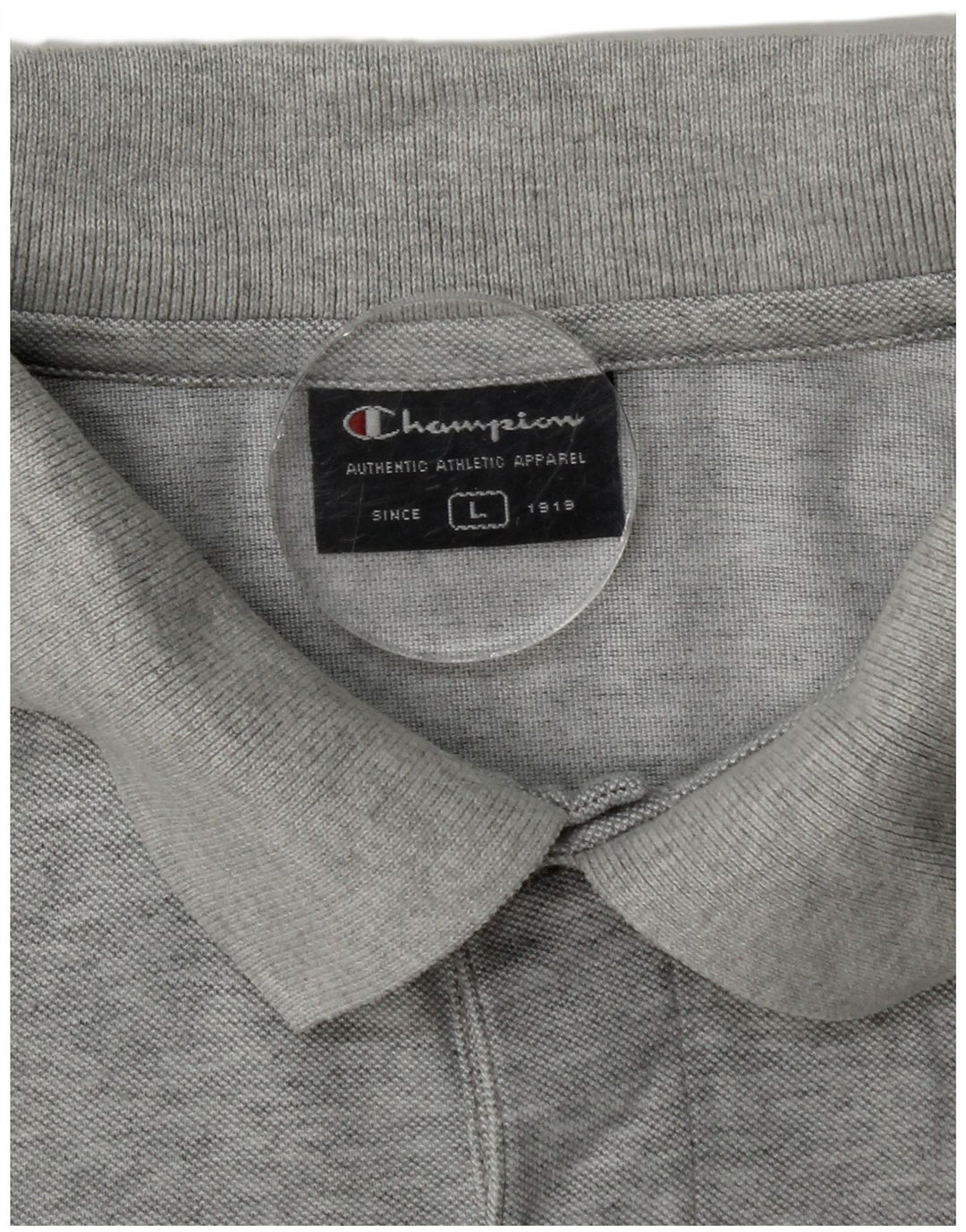 Champion Mens Polo Shirt Large Grey