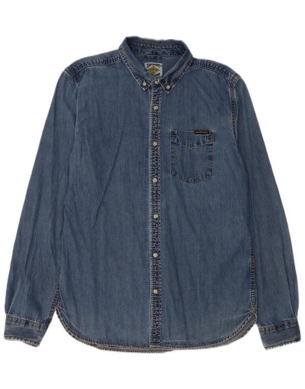 Superdry férfi farmer ing XL kék pamut