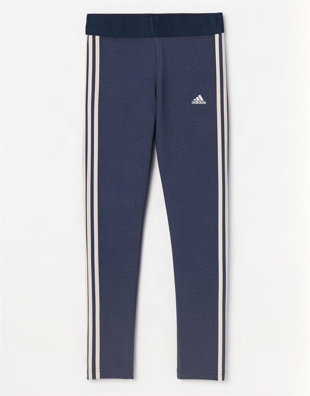Adidas Womens Leggings UK 12/14 Medium Navy Blue Cotton