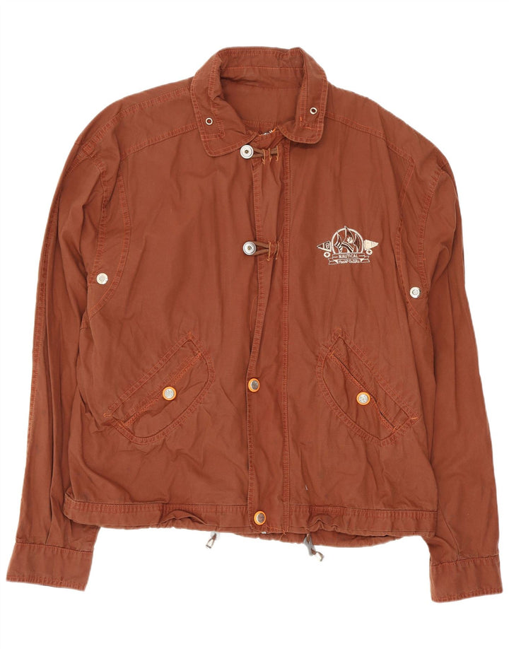 Vintage Herren Yachting Utility Jacke UK 40 Large Braun