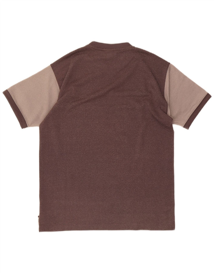 Ανδρικό T-Shirt Reebok Top Small Brown Colourblock