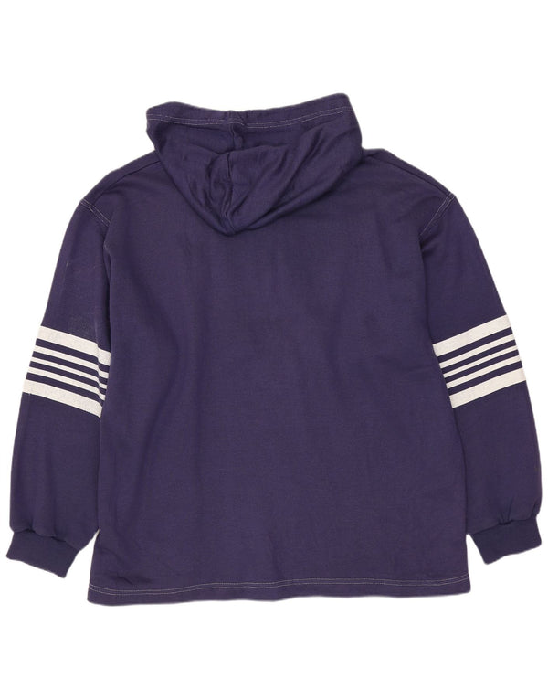 Maglione con cappuccio grafico da donna Campagnolo UK 16 Large Navy Blue Striped