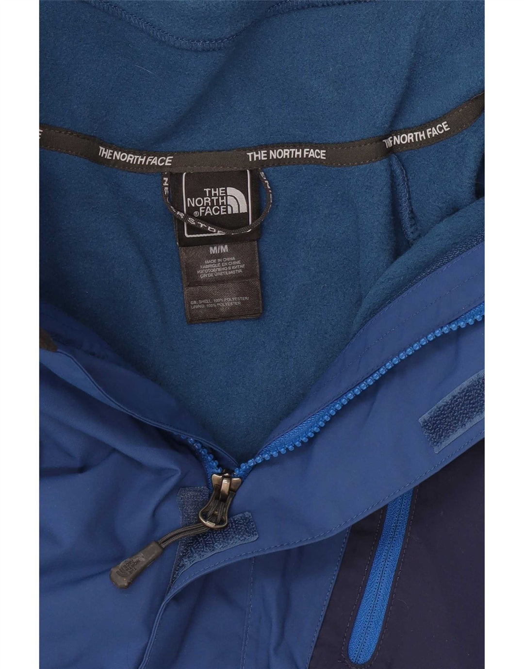 The North Face Herre Windbreaker Jacket UK 38 Medium Navy Blue Colourblock