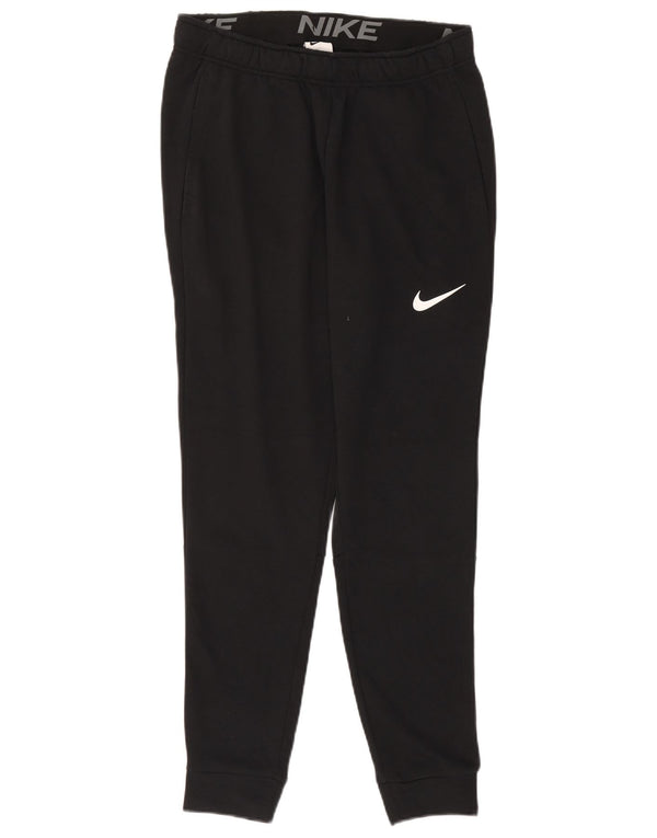 Nike Mens Tracksuit Trousers Joggers Medium Black Cotton