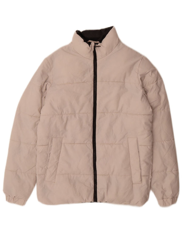 Jack & Jones Boys Padded Jacket 11-12 Years Beige Polyester