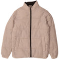Jack & Jones Wattierte Jacke für Jungen, 11–12 Jahre, Beige, Polyester