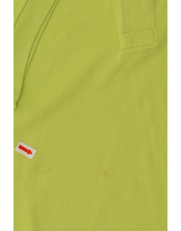 LACOSTE Mens Polo Shirt Size 5 Large Green Cotton
