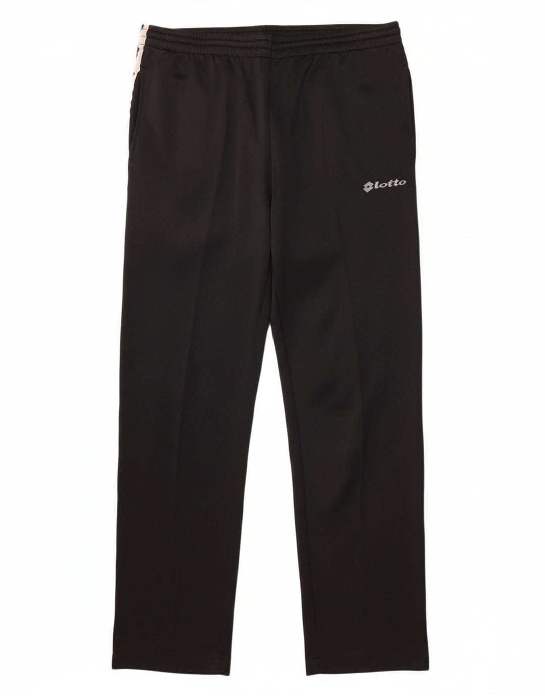 LOTTO Mens Graphic Tracksuit Trousers UK 36/38 Small  Black Polyester