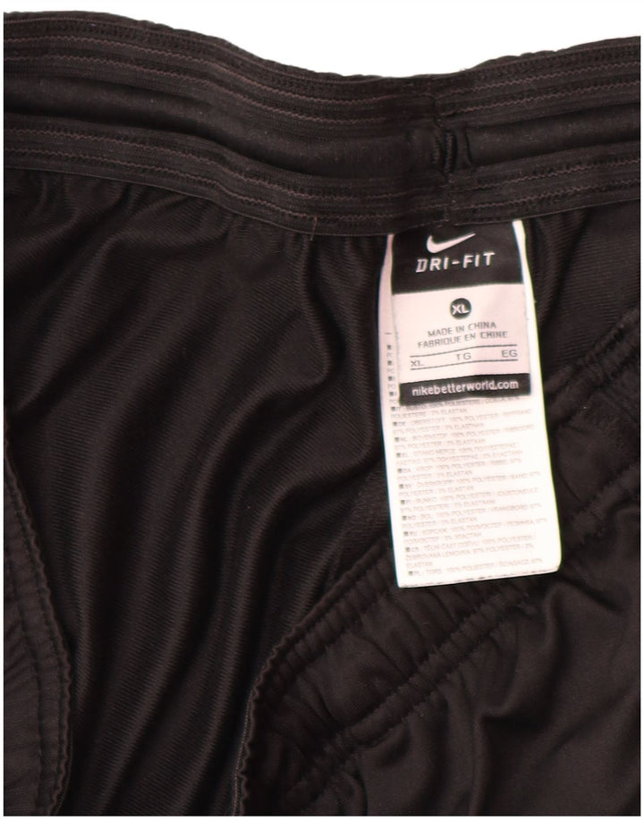 Nike Pantalon de survêtement Dri Fit pour homme XL Noir Polyester