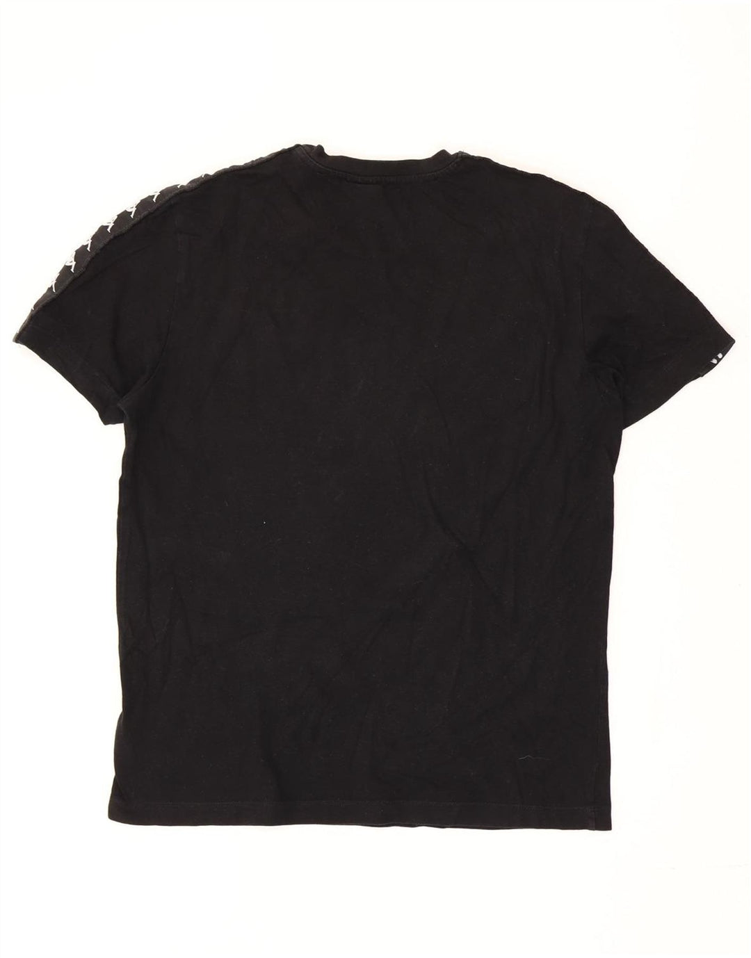 Męski T-shirt z grafiką Kappa, średni czarny