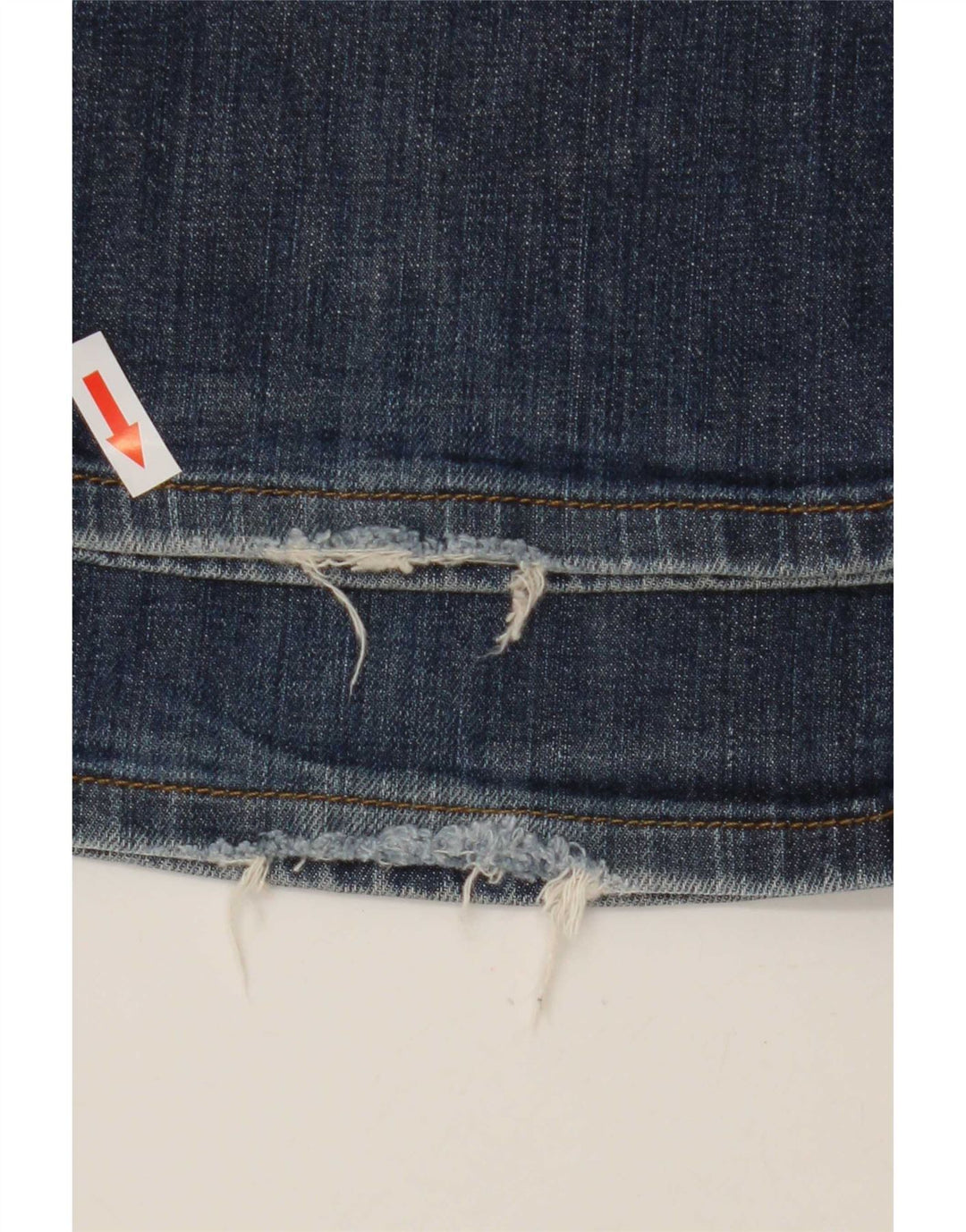 Levi's Womens 627 Straight Jeans W28 L30 Blue Cotton