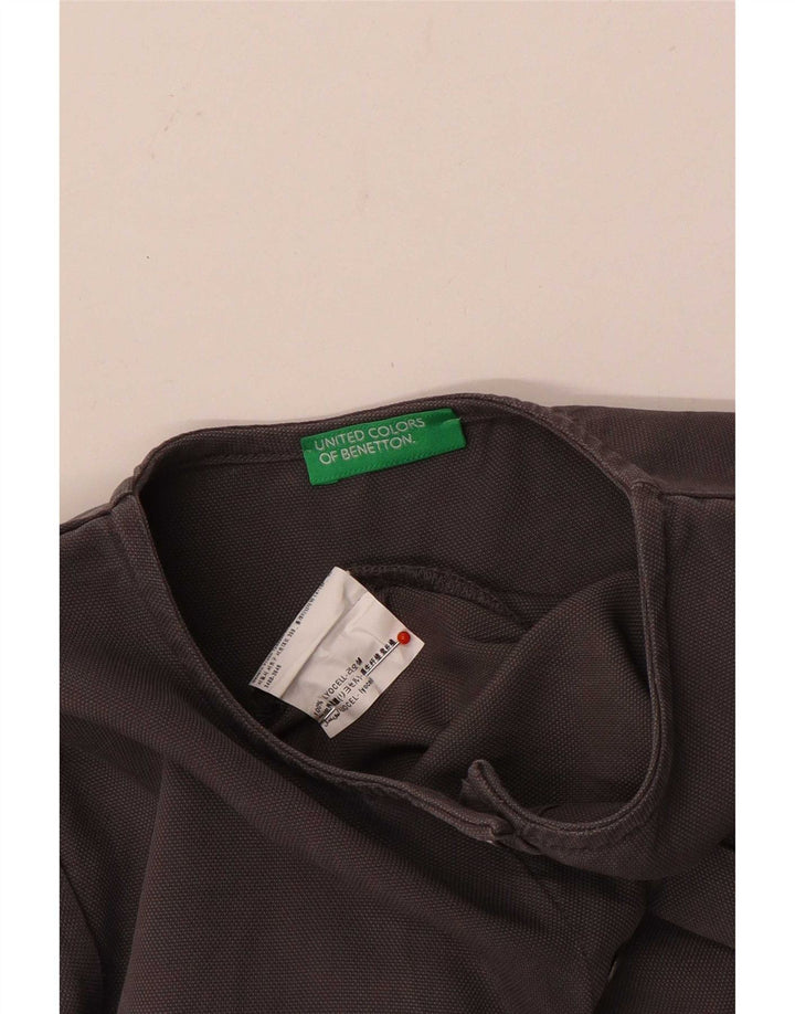 Tuta Bambina Benetton 7-8 Anni Lyocell Grigio Medio