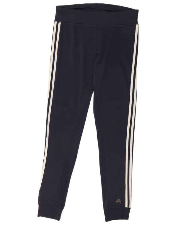 Leggings Adidas da donna UK 8 Small blu navy in poliestere