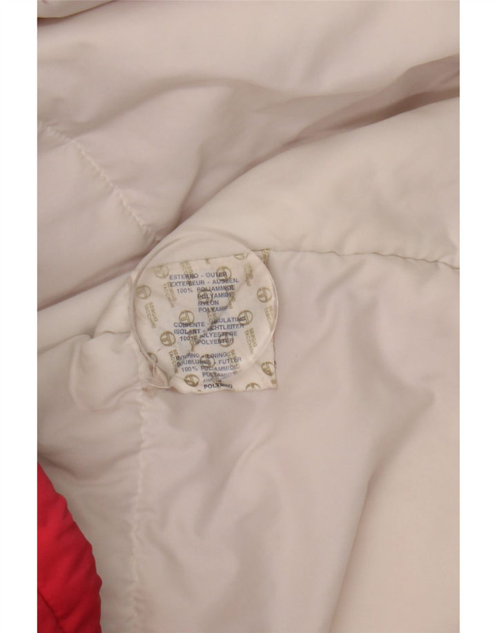 Sergio Tacchini Mens Ski Jacket UK 44 2XL Red Colourblock Polyamide