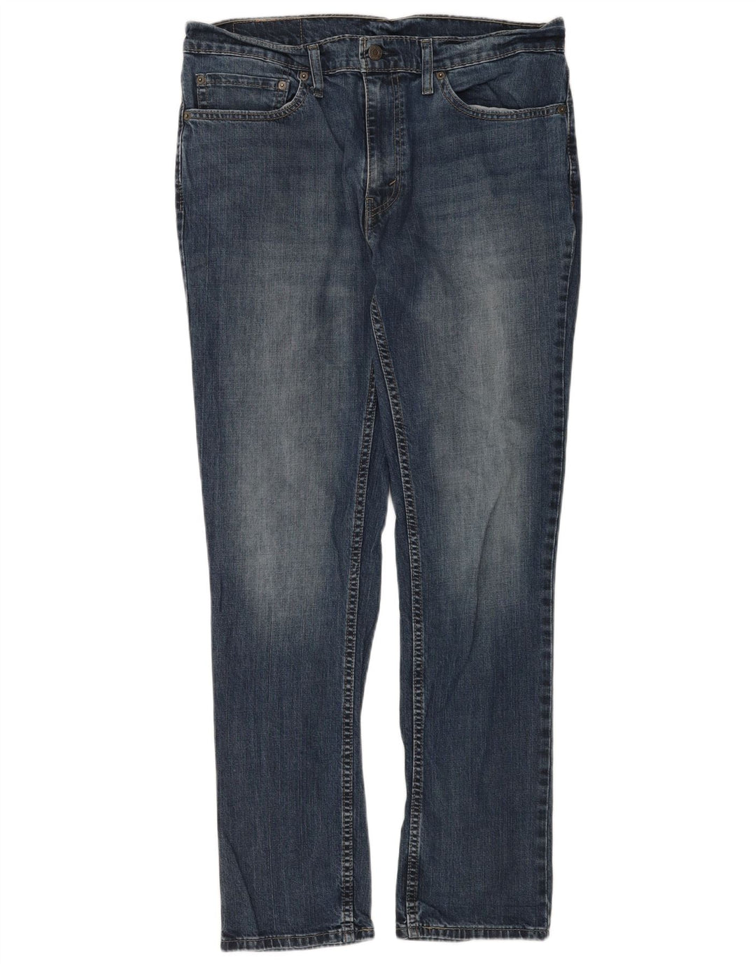 Levi's Mens 511 Slim Jeans W34 L32 Blue Cotton