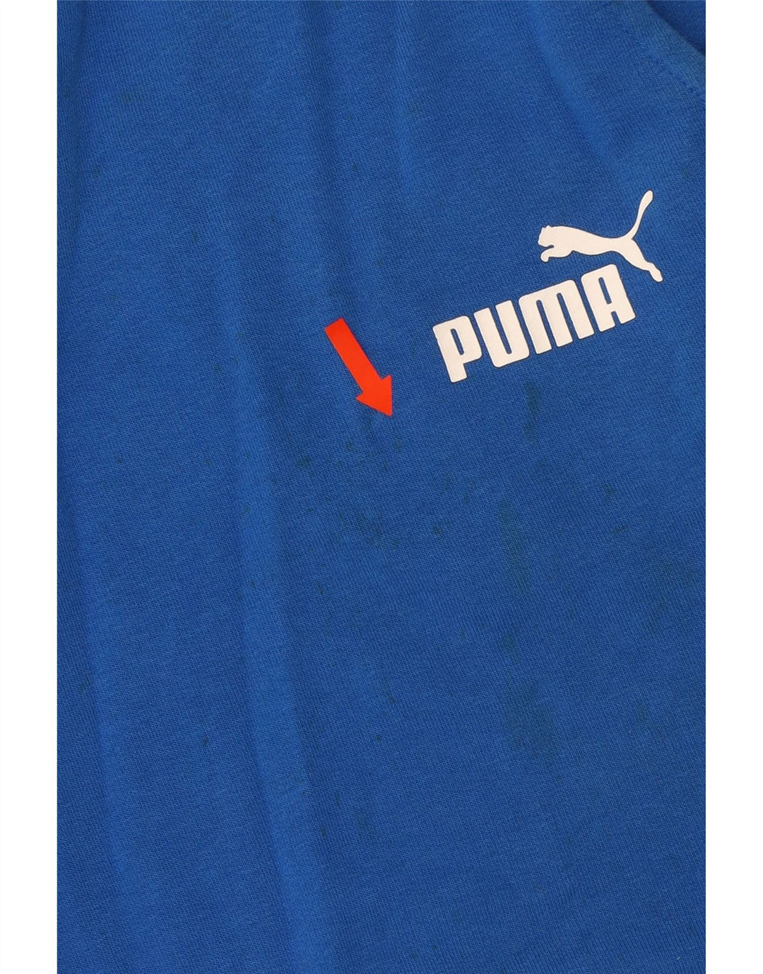 PUMA Mens Sport Shorts Large  Blue Cotton Vintage Puma and Second-Hand Puma from Messina Hembry 
