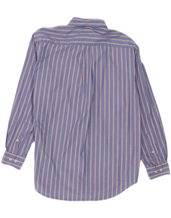 TOMMY HILFIGER Mens Shirt Medium Blue Pinstripe Cotton Vintage Tommy Hilfiger and Second-Hand Tommy Hilfiger from Messina Hembry 