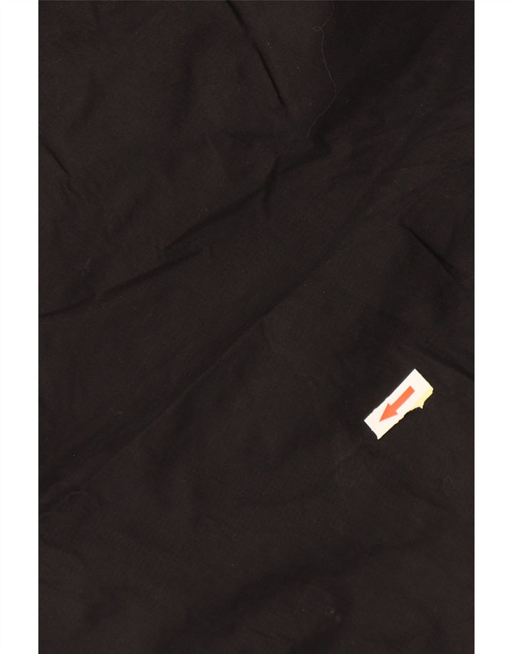 Superdry Womens Hooded Windbreaker Jacket UK 10 Small Black Nylon