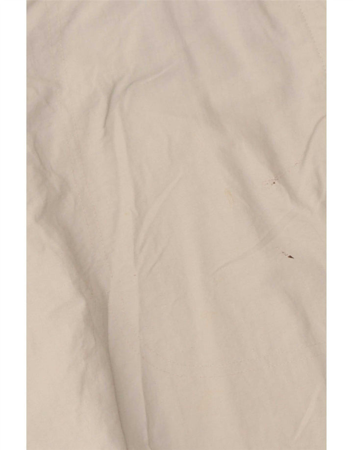 Marks & Spencer Womens Straight Cargo Trousers W40 L29 Grey Polyamide