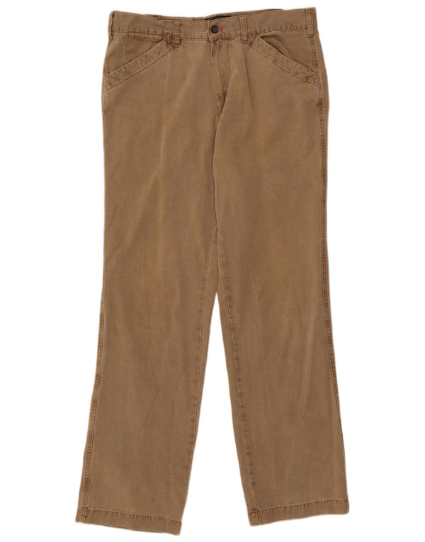 Marlboro Classics Mens Straight Casual Trousers IT 54 2XL W42 L32 Brown