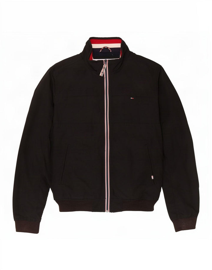 Мужской бомбер Tommy Hilfiger UK 40, большой черный нейлон