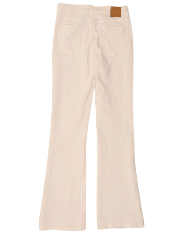Massimo Dutti Γυναικείο τζιν μποτάκι EU 40 Medium W30 L34 Λευκό βαμβακερό