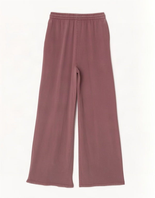 Zara Damen-Trainingshose mit weitem Bein, UK 12, Mittelviolett