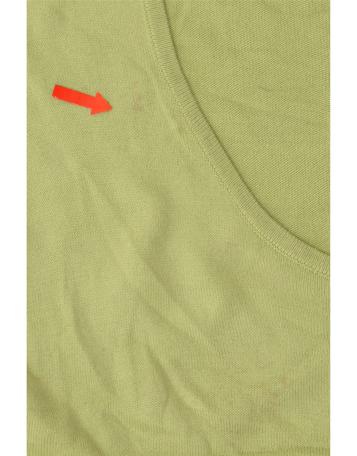 MARKS & SPENCER Womens Oversized Vest Tank Top UK 18 XL Green