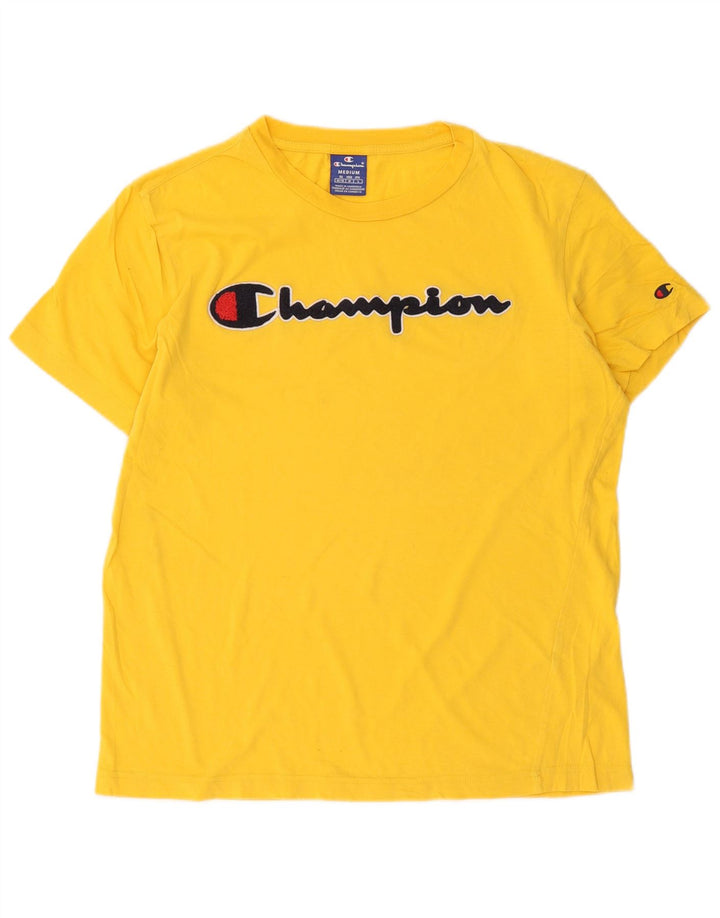 T-shirt grafica da uomo Champion Top giallo medio