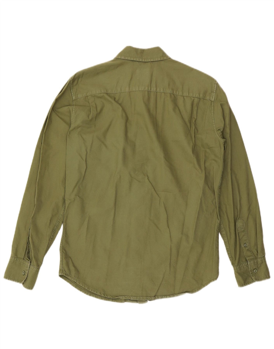 Levi's Mens Standard Shirt Small Khaki Cotton