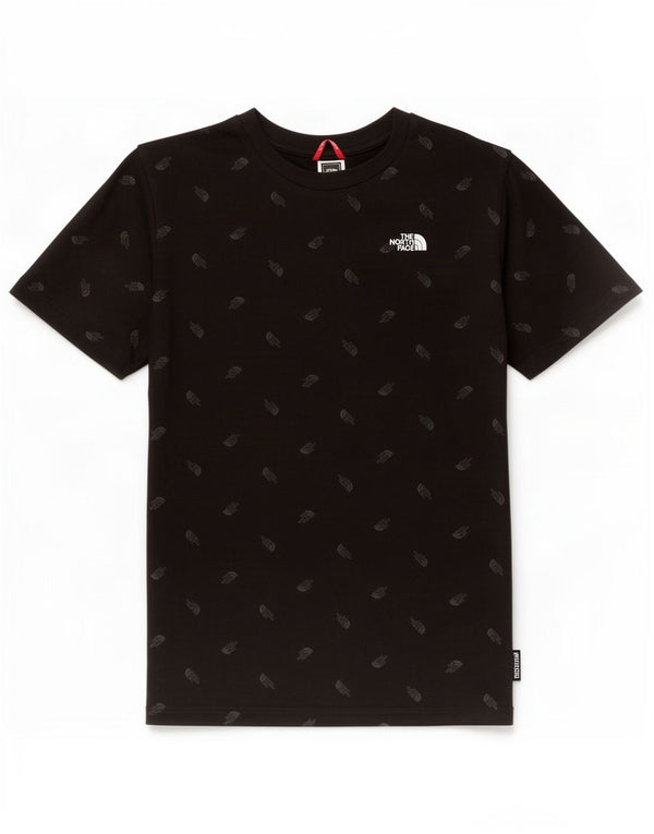 T-shirt grafica da ragazzo The North Face Top 14-15 anni XL cotone nero