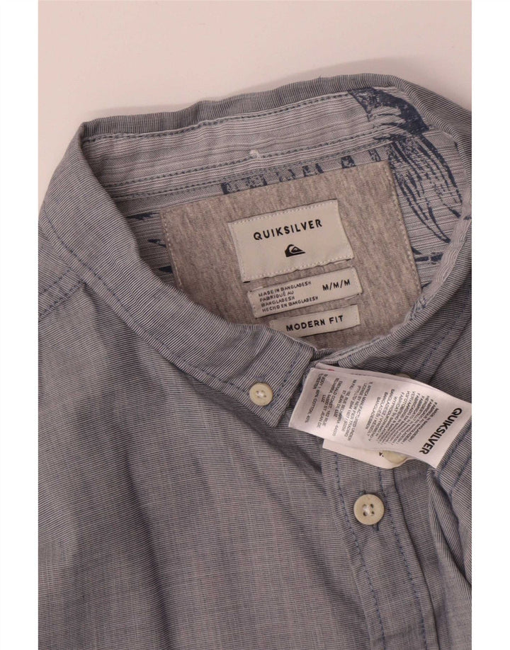 Quiksilver Chemise Coupe Moderne Homme Bleu Moyen Coton