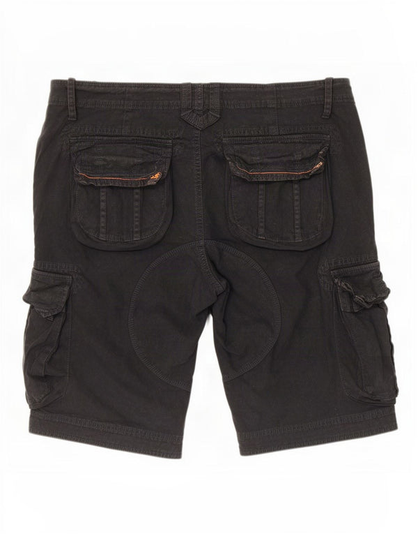 Superdry Mens Cargo Shorts 2XL W38 fekete pamut
