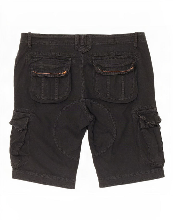 Shorts cargo masculino Superdry 2XL W38 algodão preto