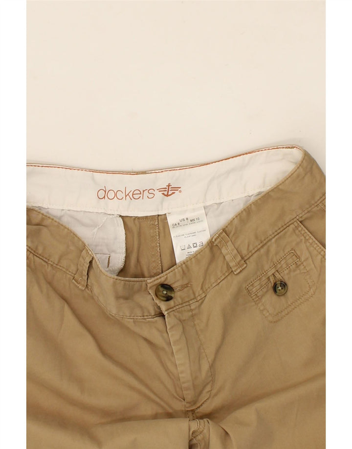 DOCKERS Womens Chino Trousers US 8 Medium W30 Brown Cotton Vintage Dockers and Second-Hand Dockers from Messina Hembry 