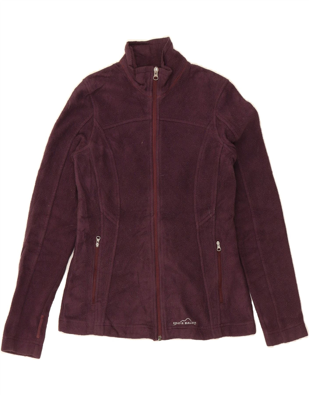 EDDIE BAUER Womens Fleece Jacket UK 6 XS Purple Polyester Vintage Eddie Bauer and Second-Hand Eddie Bauer from Messina Hembry 