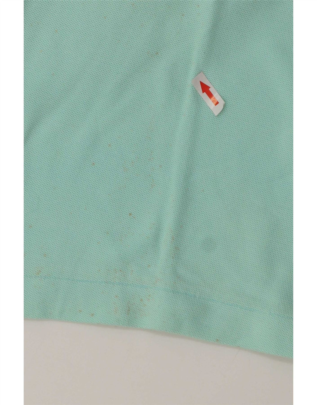 Fila Mens Long Sleeve Polo Shirt IT 48 Medium Turquoise Cotton