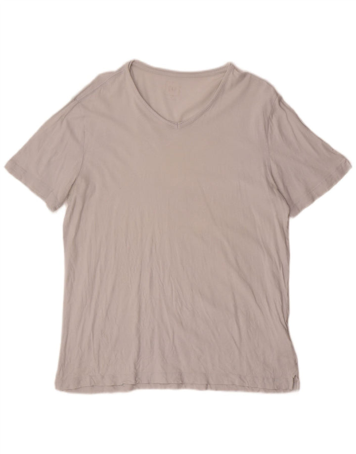 Gap Herre T-Shirt Top Medium Grå Bomuld